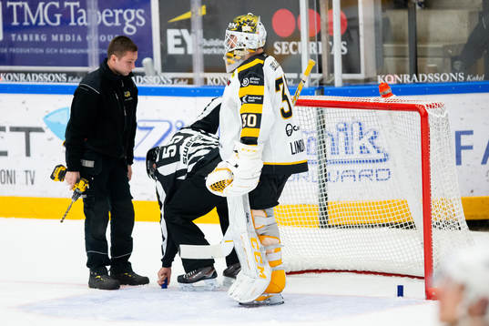 Skellefteås målvakt Gustaf Lindvall