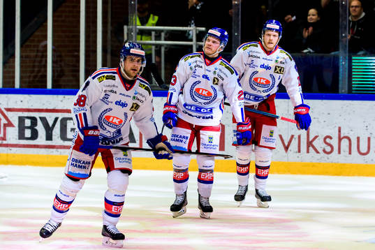 Oskarshamns Nichlas Torp, Johan Johnsson och Henrik Nilsson