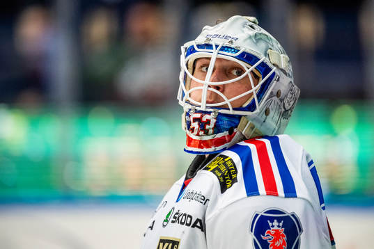 Oskarshamns målvakt Fredrik Pettersson-Wentzel deppar