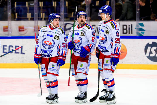 Oskarshamns Oskar Nilsson, Jesper Dahlroth och Johannes
