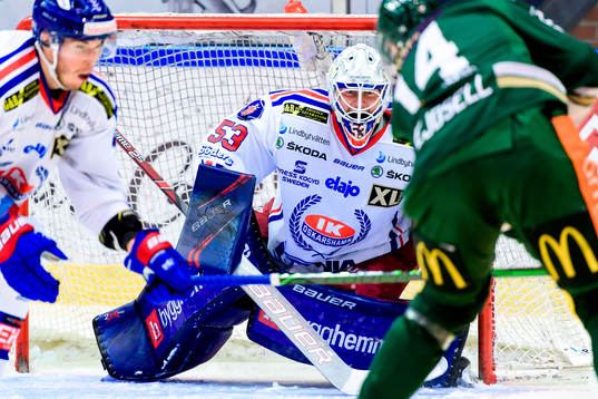 Oskarshamns målvakt Fredrik Pettersson-Wentzel