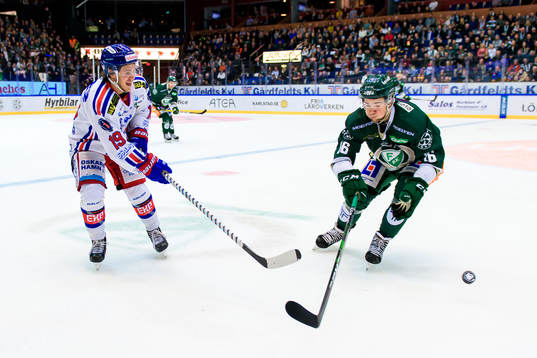 Oskarshamns Tyler Kelleher och Färjestads Lucas