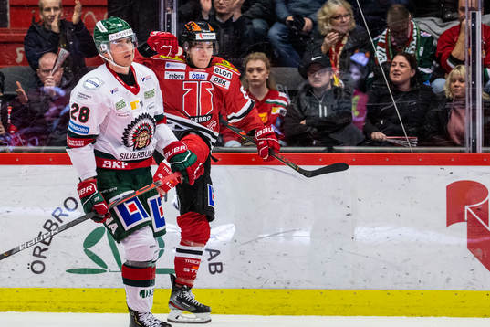 Örebros Joonas Rask jublar