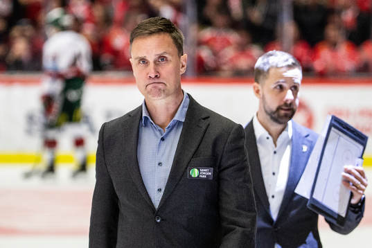 Frölundas tränare Roger Rönnberg deppar efetr