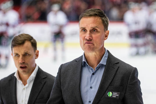Frölundas tränare Roger Rönnberg deppar