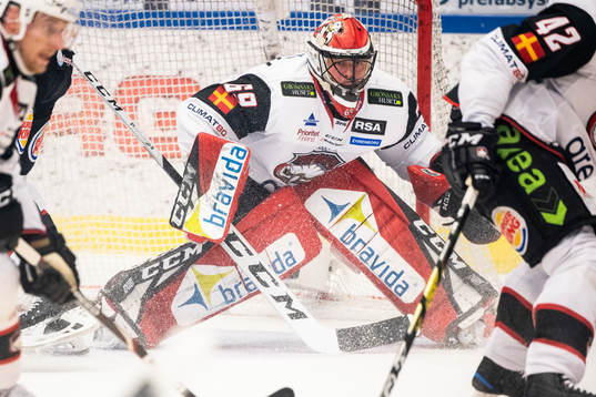 Malmö Redhawks målvakt Oscar Alsenfelt