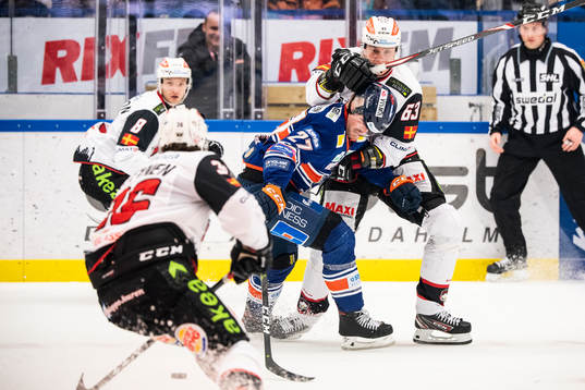 Växjös Martin Lundberg och Malmö Redhawks Fredrik