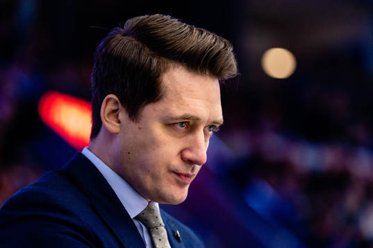 Växjös tränare Sam Hallam