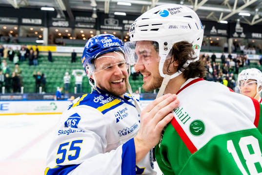 Leksands Jonas Ahnelöv och Rögles Dennis Everberg