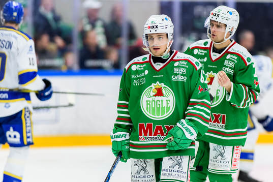 Rögles Leon Bristedt och Daniel Zaar deppar