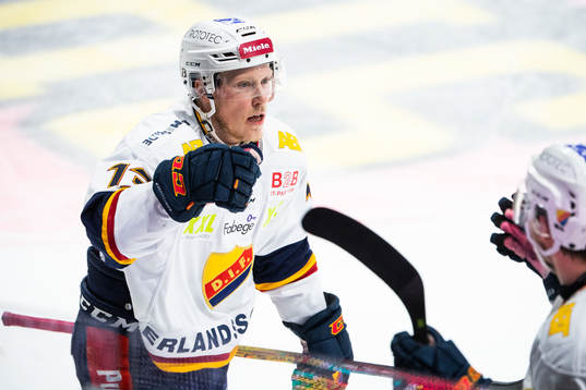 Djurgårdens Kalle Östman jublar