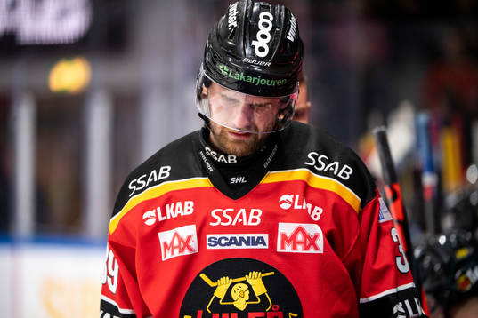 Luleås Pontus Själin skadad
