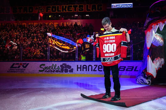 Luleåsupportern Kent Jonsson hyllas