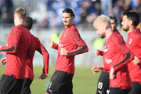 Zlatan Ibrahimovic of AC Milan