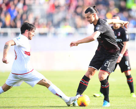 Zlatan Ibrahimovic of AC Milan
