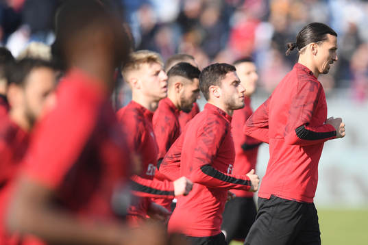 Zlatan Ibrahimovic of AC Milan