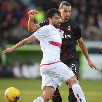 Zlatan Ibrahimovic of AC Milan