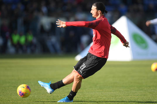 Zlatan Ibrahimovic of AC Milan