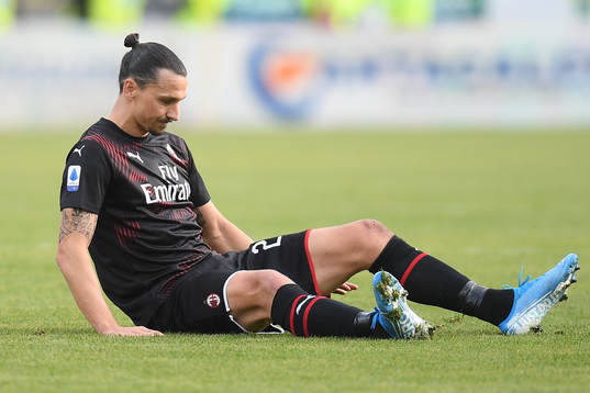 Zlatan Ibrahimovic of AC Milan