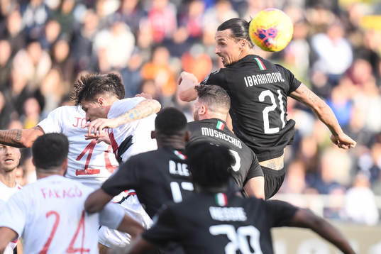 Zlatan Ibrahimovic of AC Milan