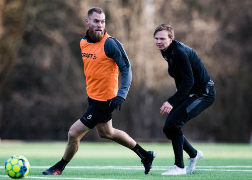 Hammarbys David Fällman och Tim Söderström