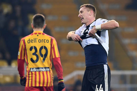 Dejan Kulusevski of Parma looks dejected