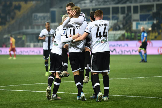 Dejan Kulusevski, Riccardo Gagliolo and Andreas Cornelius