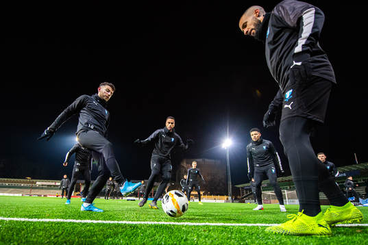 Malmö FFs Erdal Rakip , Isaac Kiese Thelin , Romain Gall