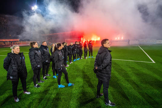 Malmö FFs spelare och tränare Fredrik Jahnfors