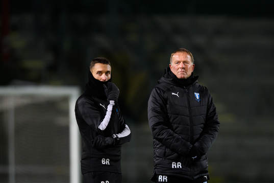Fystränare Ben Rosen och assisterande tränare Remy
