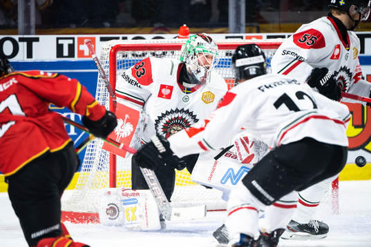 Goalkeeper Johan Mattsson of Frölunda