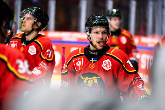 Einar Emanuelsson of Luleå looks dejected
