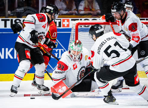 Goalkeeper Johan Mattsson of Frölunda