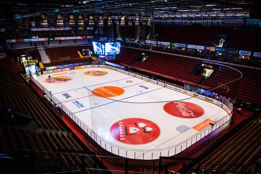 Interiör av Monitor ERP Arena