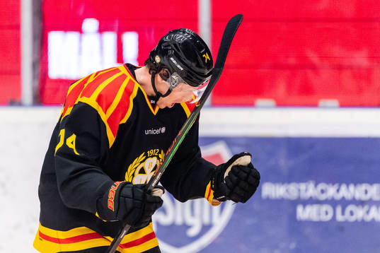 Brynäs Nicklas Danielsson jublar