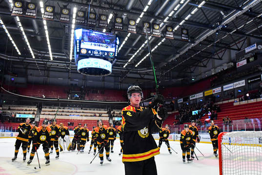 Brynäs Victor Söderström jublar
