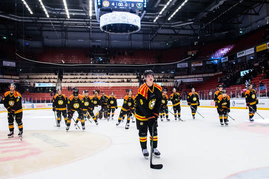 Brynäs Victor Söderström jublar