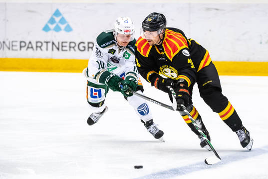 Färjestads Marcus Nilsson och Brynäs Anton Rödin