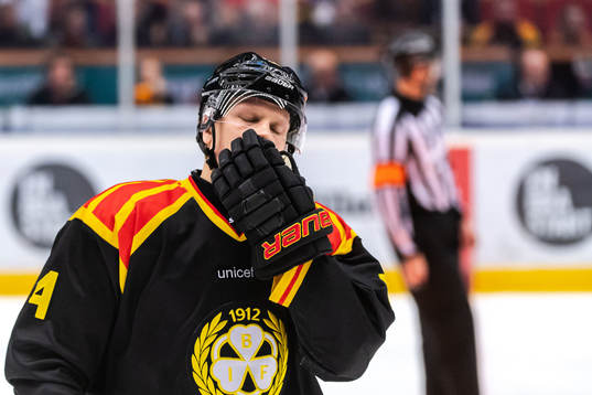 Brynäs Niclas Lundgren deppar