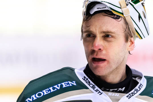 Färjestads målvakt Markus Svensson