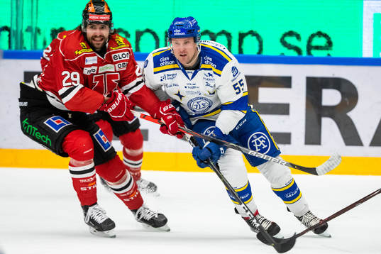 Örebros Ludvig Rensfeldt och Leksands Jonas Ahnelöv