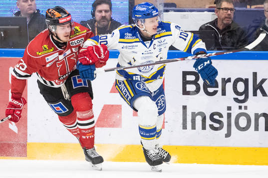 Örebros Christopher Mastomäki och Leksands Martin Karlsson