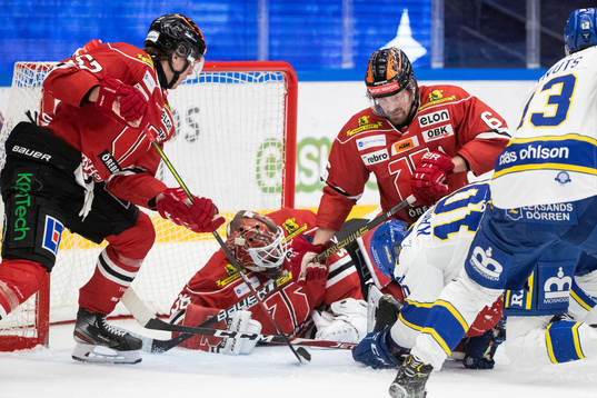 Örebros Alfred Barklund och Örebros Stefan Warg  och