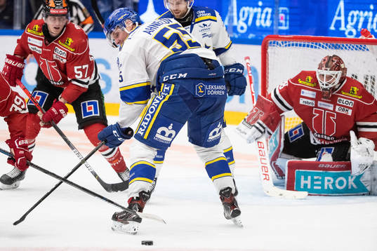Leksands Jonas Ahnelöv och Örebros Alfred Barklund och