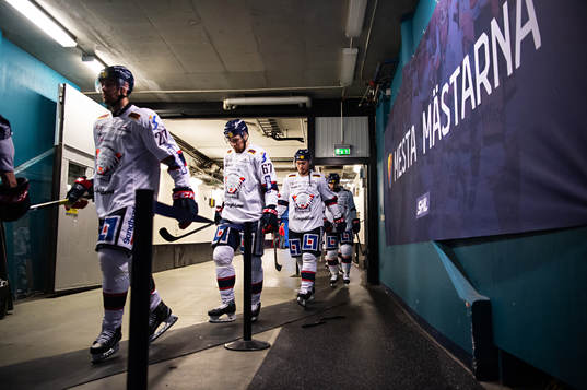 Linköpings Dan Pettersson och Jarno Kärki
