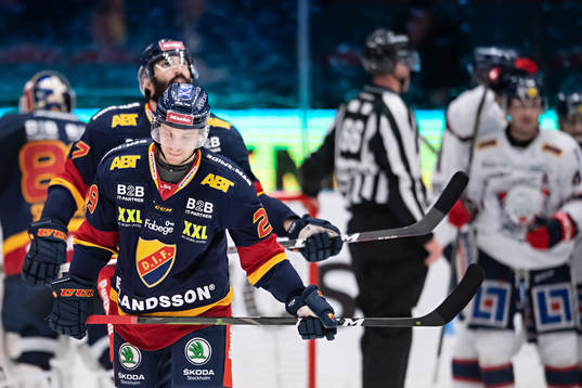 Djurgårdens Sebastian Strandberg deppar