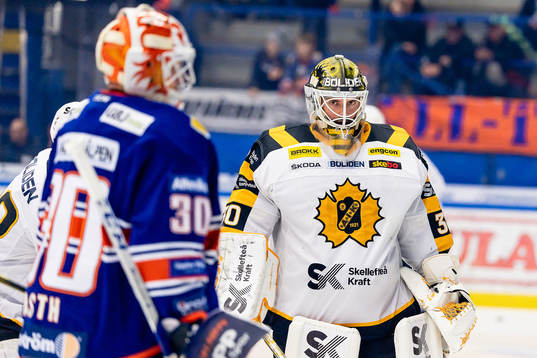 Skellefteås målvakt Gustaf Lindvall