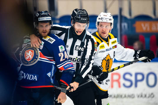 Växjös Brendan Shinnimin och Skellefteås Jonathan Pudas