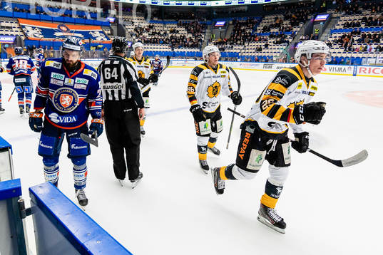 Skellefteås Albin Sundsvik jublar