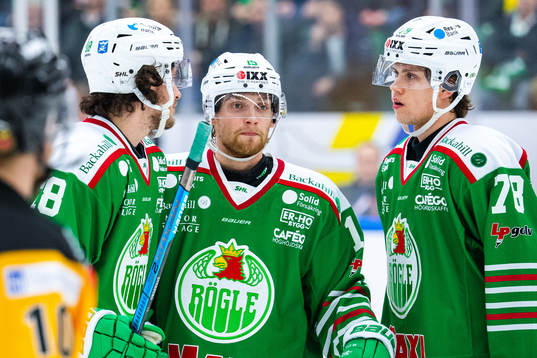Rögles Dennis Everberg , Taylor Matson och Dominik Bokk